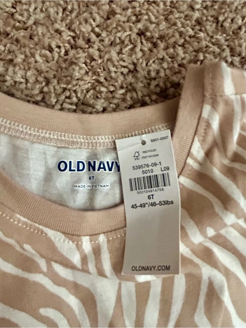 NWT ✨ Old Navy Neutral Girls Tank, Legging and Dress Set